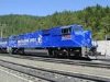 SD70M with Olympic paint scheme